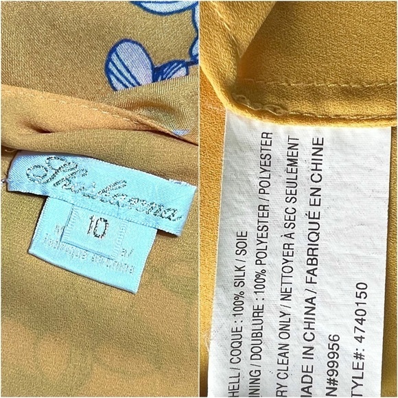 SHOSHANNA 70s Silk Floral Print 1 Shoulder Sleeveless Tier Ruffle Mini Dress 10 - Picture 8 of 11